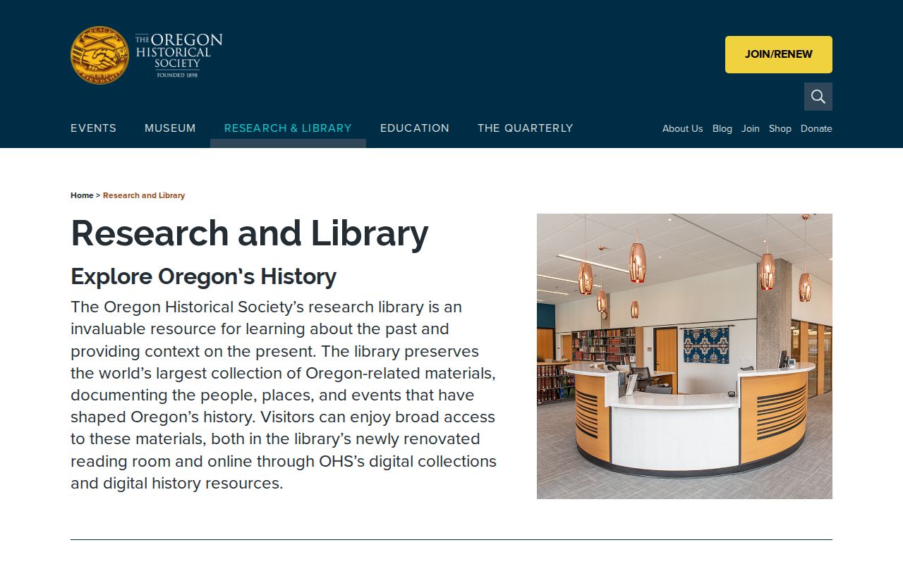 Beaverton city directory research support at Oregon Historical Society Research Library